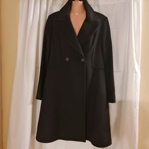 Dawn lewy. Wool black coat s.  XL